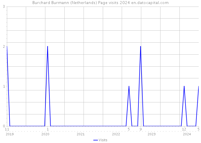 Burchard Burmann (Netherlands) Page visits 2024 