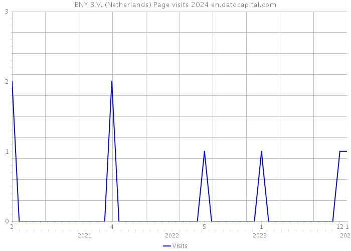 BNY B.V. (Netherlands) Page visits 2024 