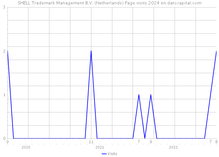 SHELL Trademark Management B.V. (Netherlands) Page visits 2024 