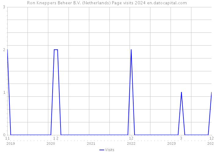 Ron Kneppers Beheer B.V. (Netherlands) Page visits 2024 