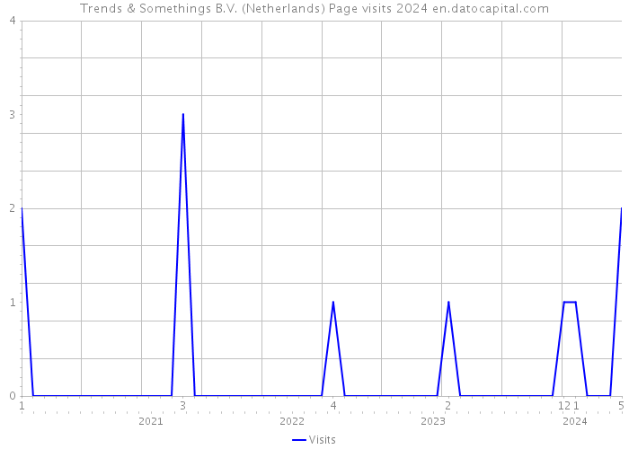 Trends & Somethings B.V. (Netherlands) Page visits 2024 