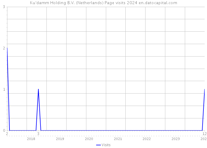 Ku'damm Holding B.V. (Netherlands) Page visits 2024 