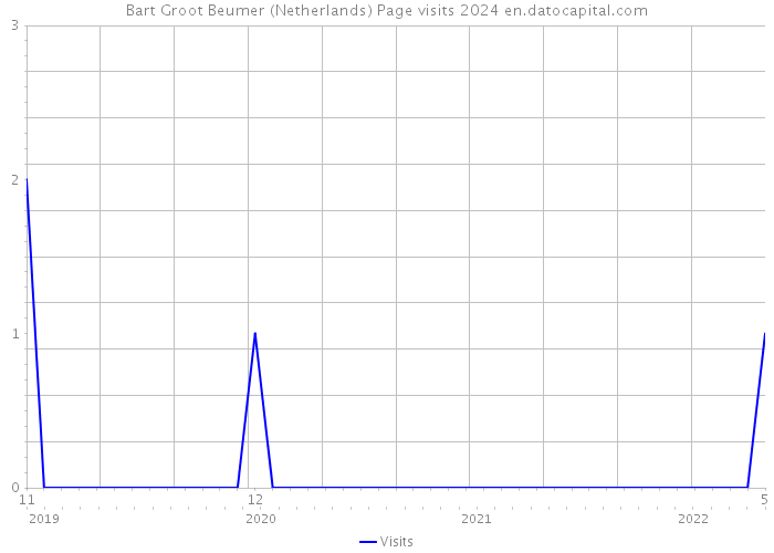 Bart Groot Beumer (Netherlands) Page visits 2024 