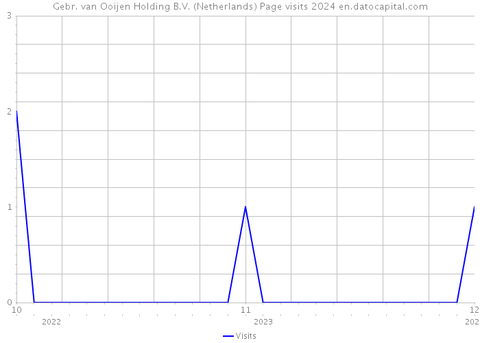 Gebr. van Ooijen Holding B.V. (Netherlands) Page visits 2024 