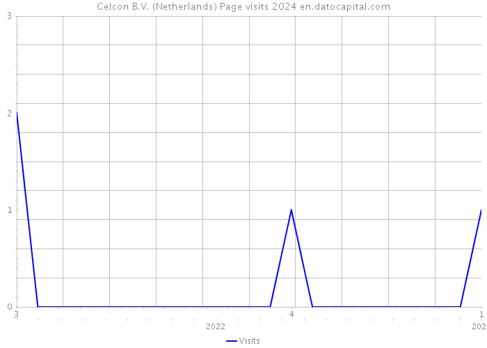 Celcon B.V. (Netherlands) Page visits 2024 