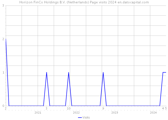Horizon FinCo Holdings B.V. (Netherlands) Page visits 2024 