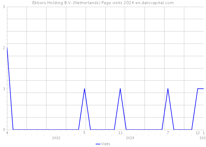 Ebbers Holding B.V. (Netherlands) Page visits 2024 