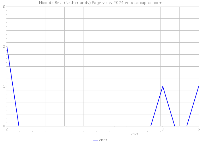 Nico de Best (Netherlands) Page visits 2024 