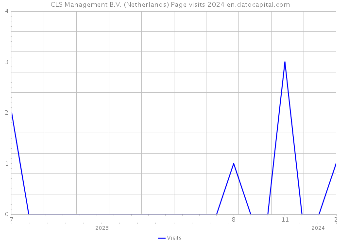 CLS Management B.V. (Netherlands) Page visits 2024 