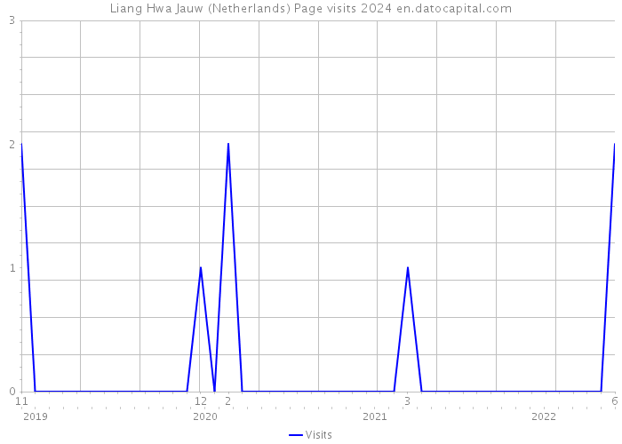 Liang Hwa Jauw (Netherlands) Page visits 2024 