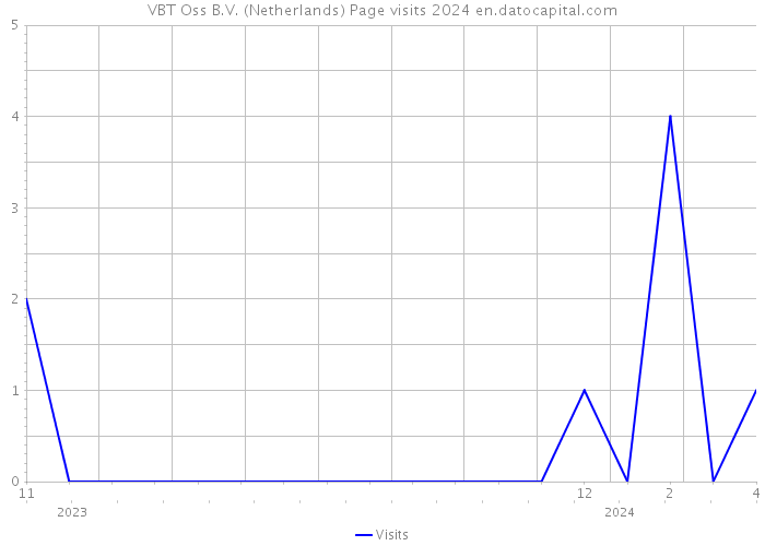 VBT Oss B.V. (Netherlands) Page visits 2024 