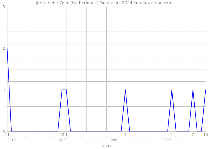Jim van der Zalm (Netherlands) Page visits 2024 