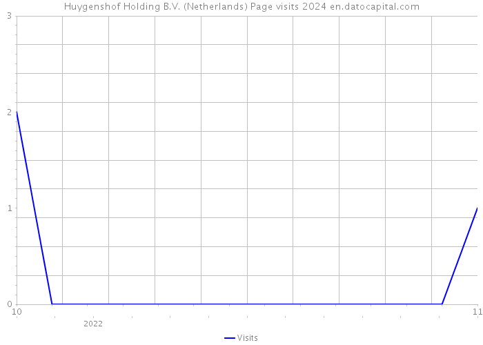 Huygenshof Holding B.V. (Netherlands) Page visits 2024 