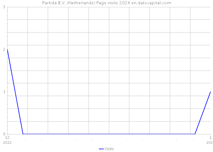 Partida B.V. (Netherlands) Page visits 2024 