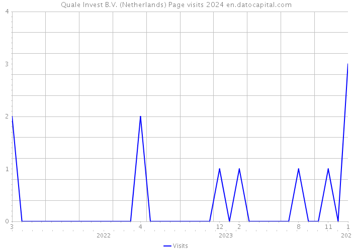 Quale Invest B.V. (Netherlands) Page visits 2024 