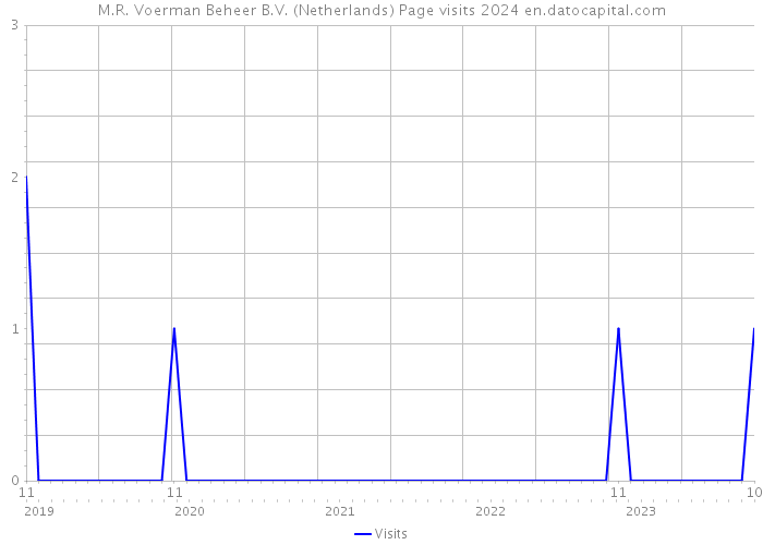 M.R. Voerman Beheer B.V. (Netherlands) Page visits 2024 