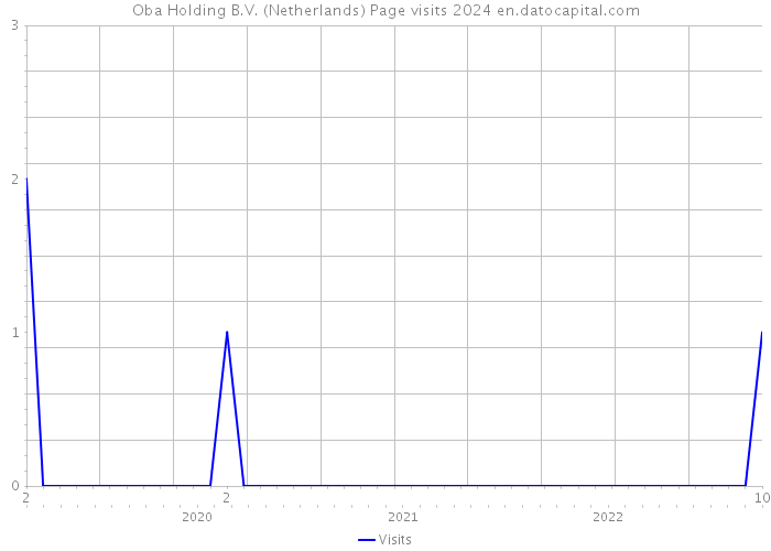 Oba Holding B.V. (Netherlands) Page visits 2024 