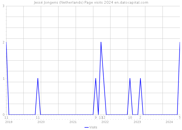 Jessé Jongens (Netherlands) Page visits 2024 