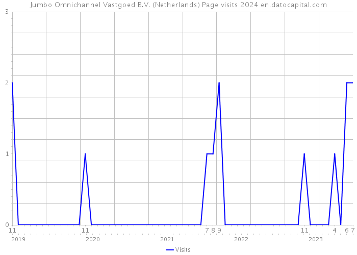 Jumbo Omnichannel Vastgoed B.V. (Netherlands) Page visits 2024 