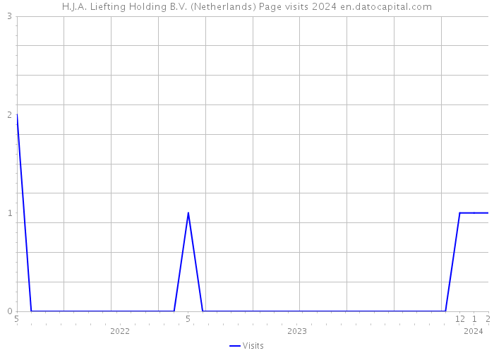 H.J.A. Liefting Holding B.V. (Netherlands) Page visits 2024 