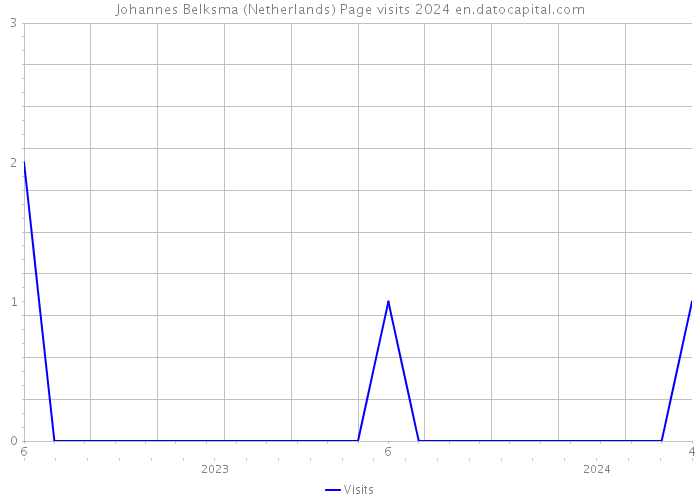 Johannes Belksma (Netherlands) Page visits 2024 