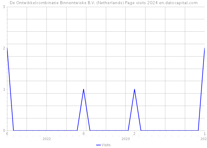 De Ontwikkelcombinatie Binnentwiske B.V. (Netherlands) Page visits 2024 