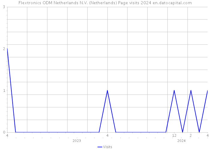 Flextronics ODM Netherlands N.V. (Netherlands) Page visits 2024 