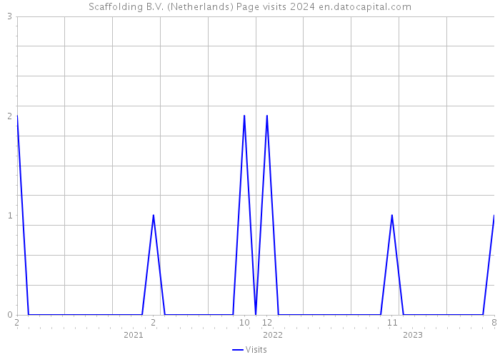 Scaffolding B.V. (Netherlands) Page visits 2024 