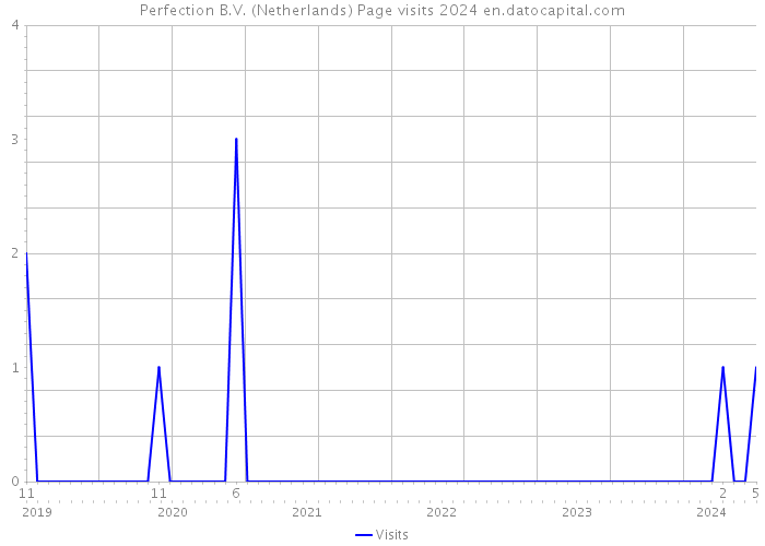 Perfection B.V. (Netherlands) Page visits 2024 