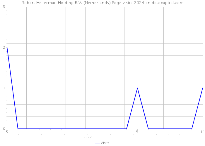 Robert Heijerman Holding B.V. (Netherlands) Page visits 2024 