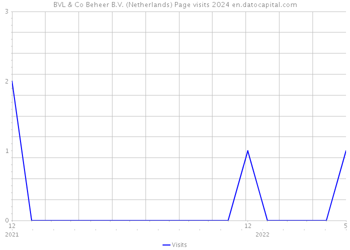 BVL & Co Beheer B.V. (Netherlands) Page visits 2024 