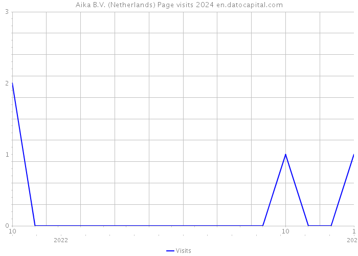 Aika B.V. (Netherlands) Page visits 2024 