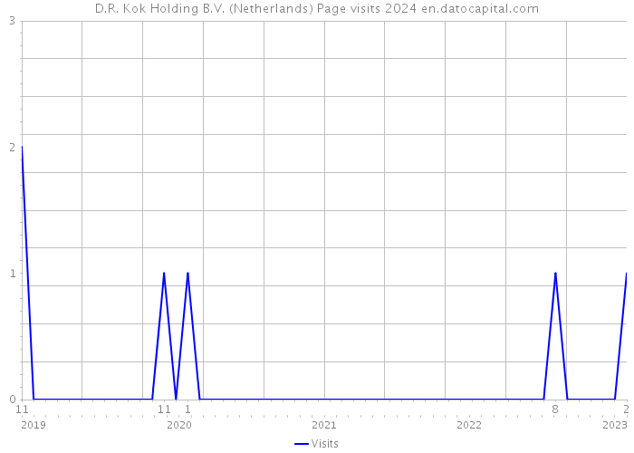 D.R. Kok Holding B.V. (Netherlands) Page visits 2024 