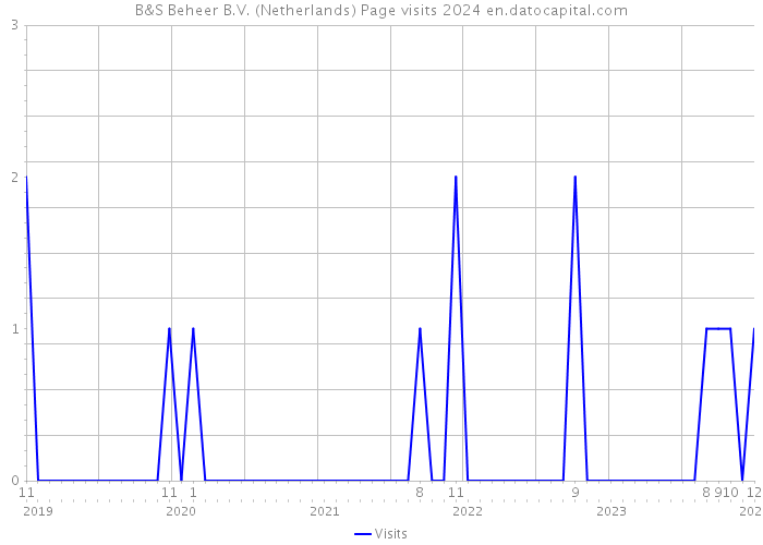 B&S Beheer B.V. (Netherlands) Page visits 2024 