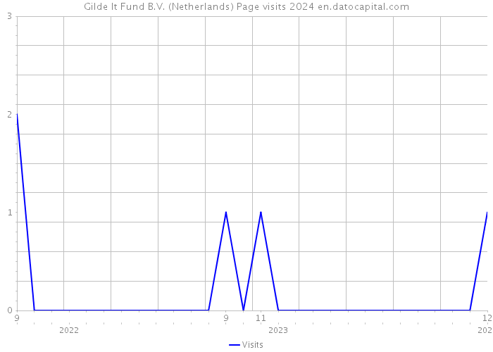 Gilde It Fund B.V. (Netherlands) Page visits 2024 