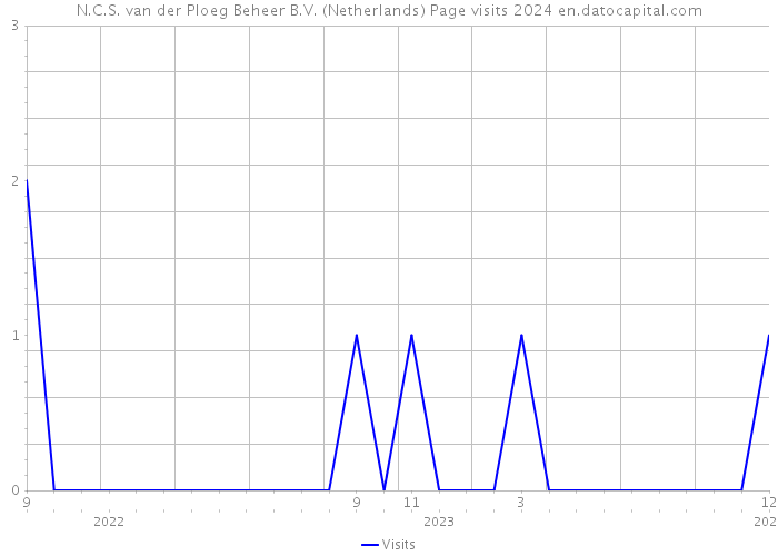 N.C.S. van der Ploeg Beheer B.V. (Netherlands) Page visits 2024 