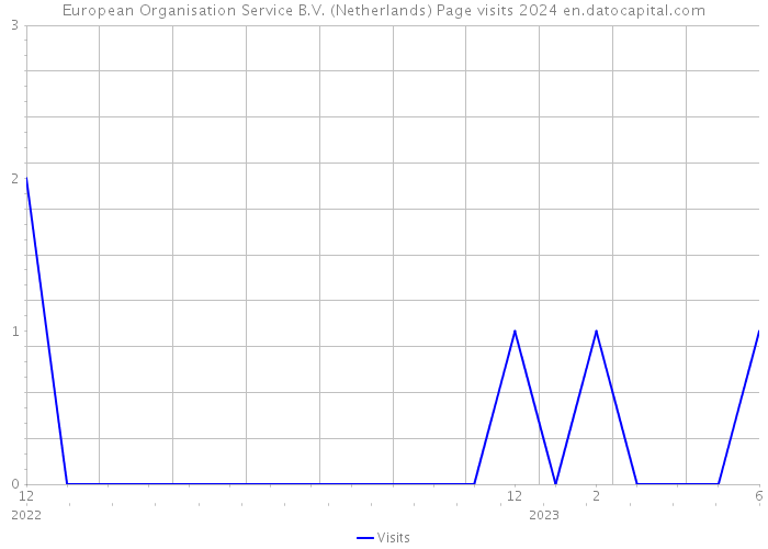 European Organisation Service B.V. (Netherlands) Page visits 2024 