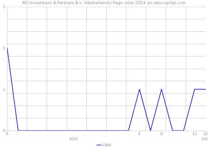 MZ Investment & Partners B.V. (Netherlands) Page visits 2024 