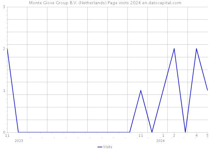 Monte Giove Group B.V. (Netherlands) Page visits 2024 