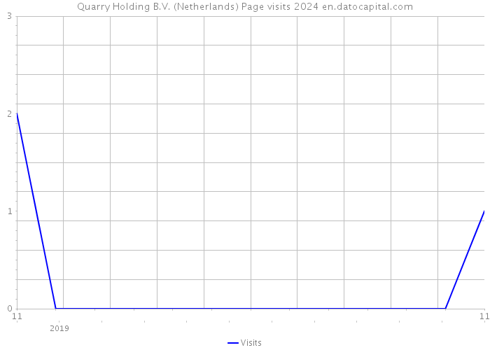 Quarry Holding B.V. (Netherlands) Page visits 2024 