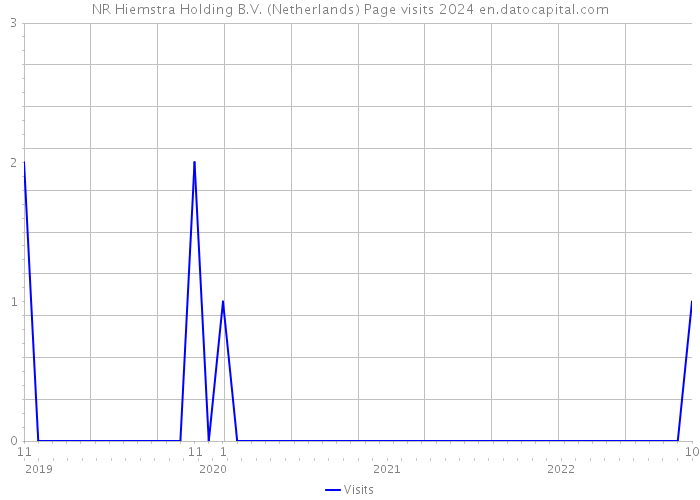 NR Hiemstra Holding B.V. (Netherlands) Page visits 2024 