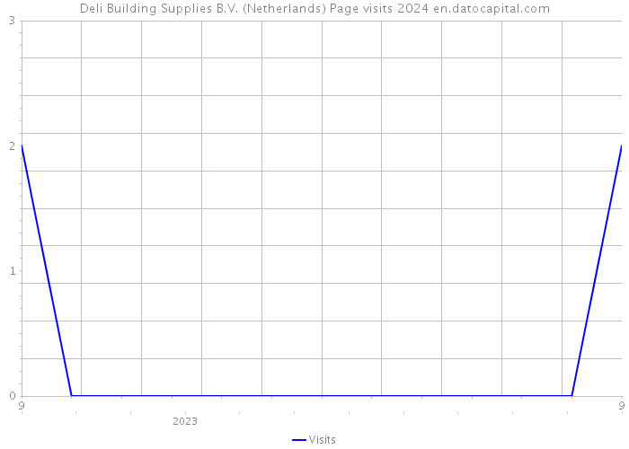 Deli Building Supplies B.V. (Netherlands) Page visits 2024 
