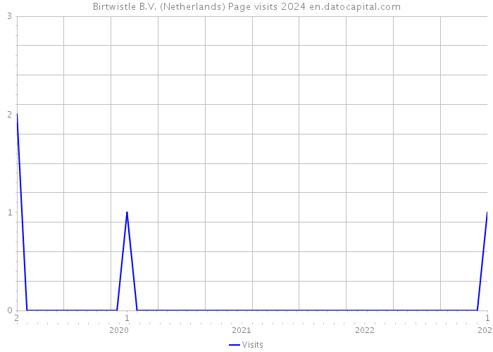 Birtwistle B.V. (Netherlands) Page visits 2024 