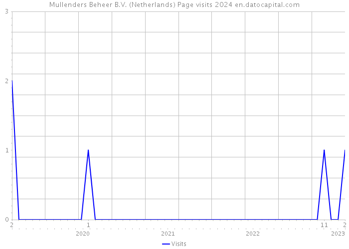 Mullenders Beheer B.V. (Netherlands) Page visits 2024 