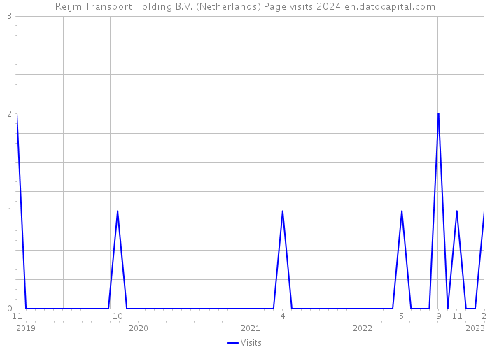 Reijm Transport Holding B.V. (Netherlands) Page visits 2024 