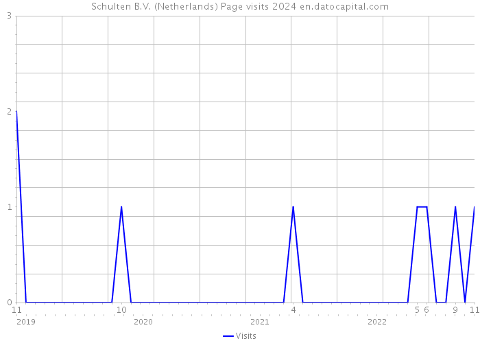 Schulten B.V. (Netherlands) Page visits 2024 