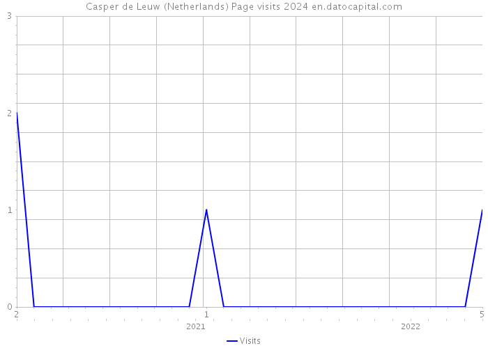 Casper de Leuw (Netherlands) Page visits 2024 