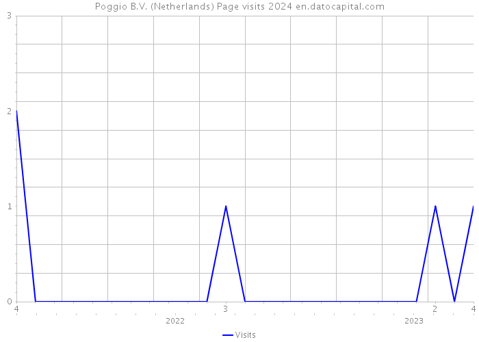 Poggio B.V. (Netherlands) Page visits 2024 