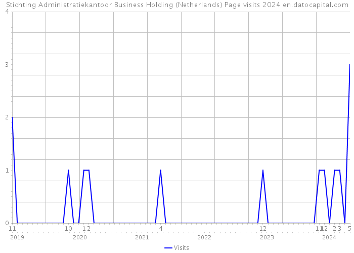Stichting Administratiekantoor Business Holding (Netherlands) Page visits 2024 