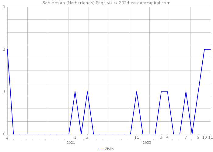 Bob Amian (Netherlands) Page visits 2024 